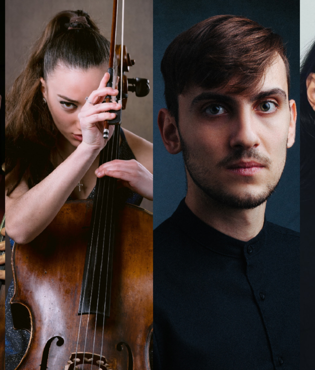 Φωτογραφία Χριστόφορος Πετρίδης | βιολί,, Μαρία Έλλη Πετρίδου | βιολοντσέλο, Ευάγγελος Παπαμανώλης | πιάνο, Ραφαηλία Κόντου | φλάουτο