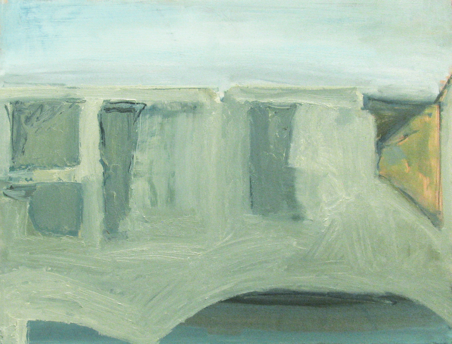 ΑΝΝΕΧ Μ – ΚΑΣΑΠΗΣ – Κυματοθραύστης που χαμογελάει Λάδι σε ξύλο. 40×50 εκ 2023