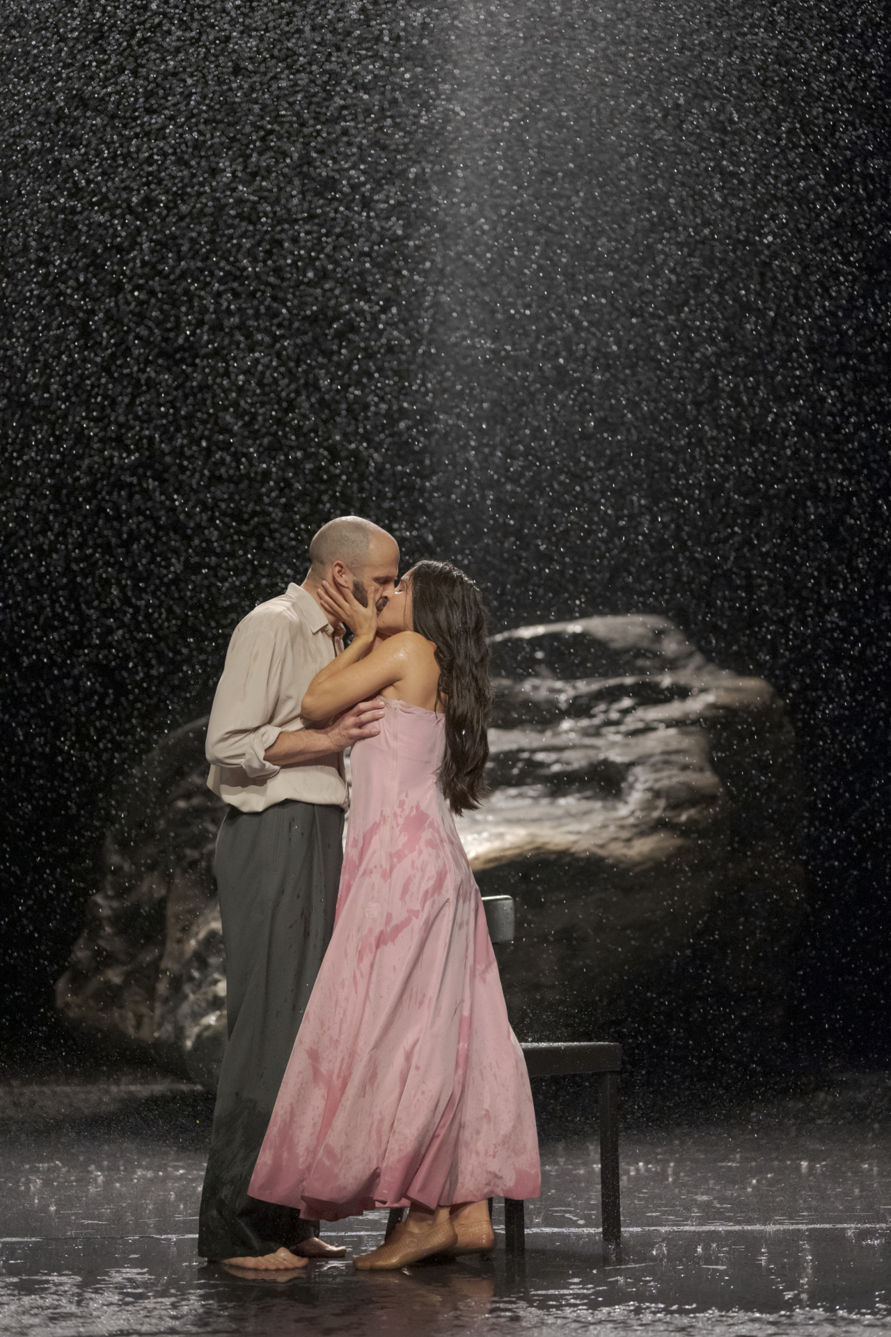 ΜΜΑ 26-27-Vollmond (Full Moon) A piece by Pina Bausch. Christopher Tandy and Silvia Farias Heredia. Photo by Martin Argyroglo