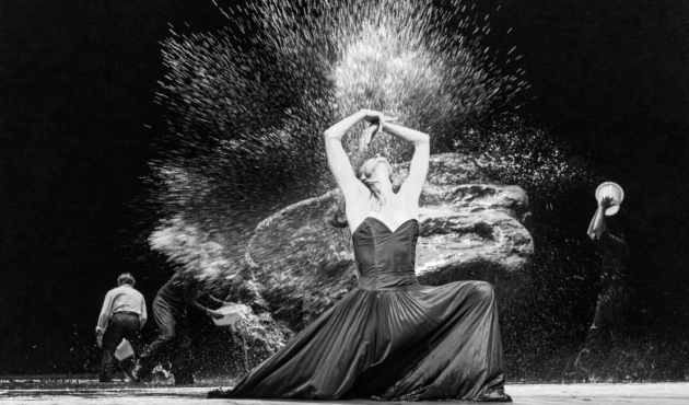 ΜΜΑ 26-27-Vollmond (Full Moon) A piece by Pina Bausch. Julie Anne Stanzak and Ensemble. Photo by Karl Heinz Krauskopf
