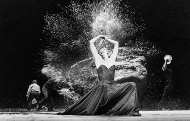 ΜΜΑ 26-27-Vollmond (Full Moon) A piece by Pina Bausch. Julie Anne Stanzak and Ensemble. Photo by Karl Heinz Krauskopf